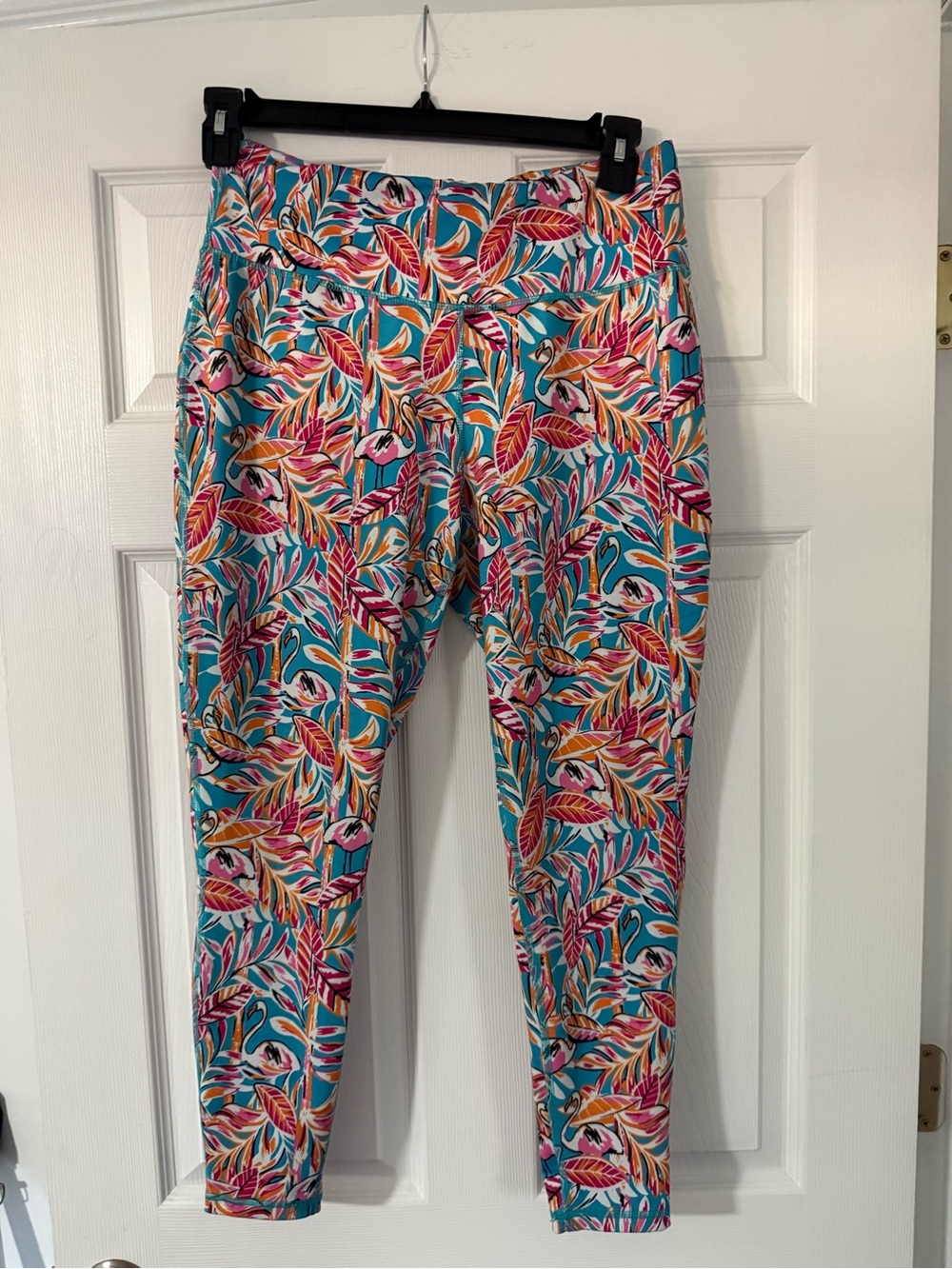 Crown & Ivy Sport Tropical Printed Leggings